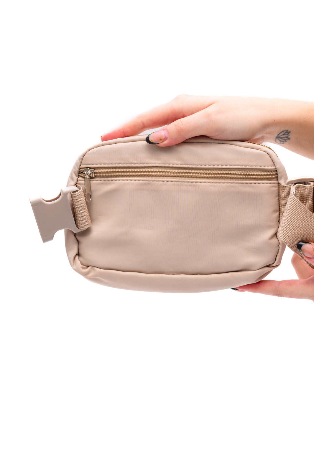 Everywhere I Go Crossbody Belt Bag in Khaki (Online Exclusive)