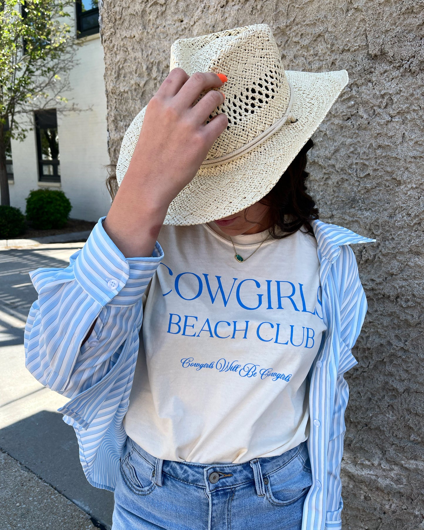 Straw Braided Cowboy Hat