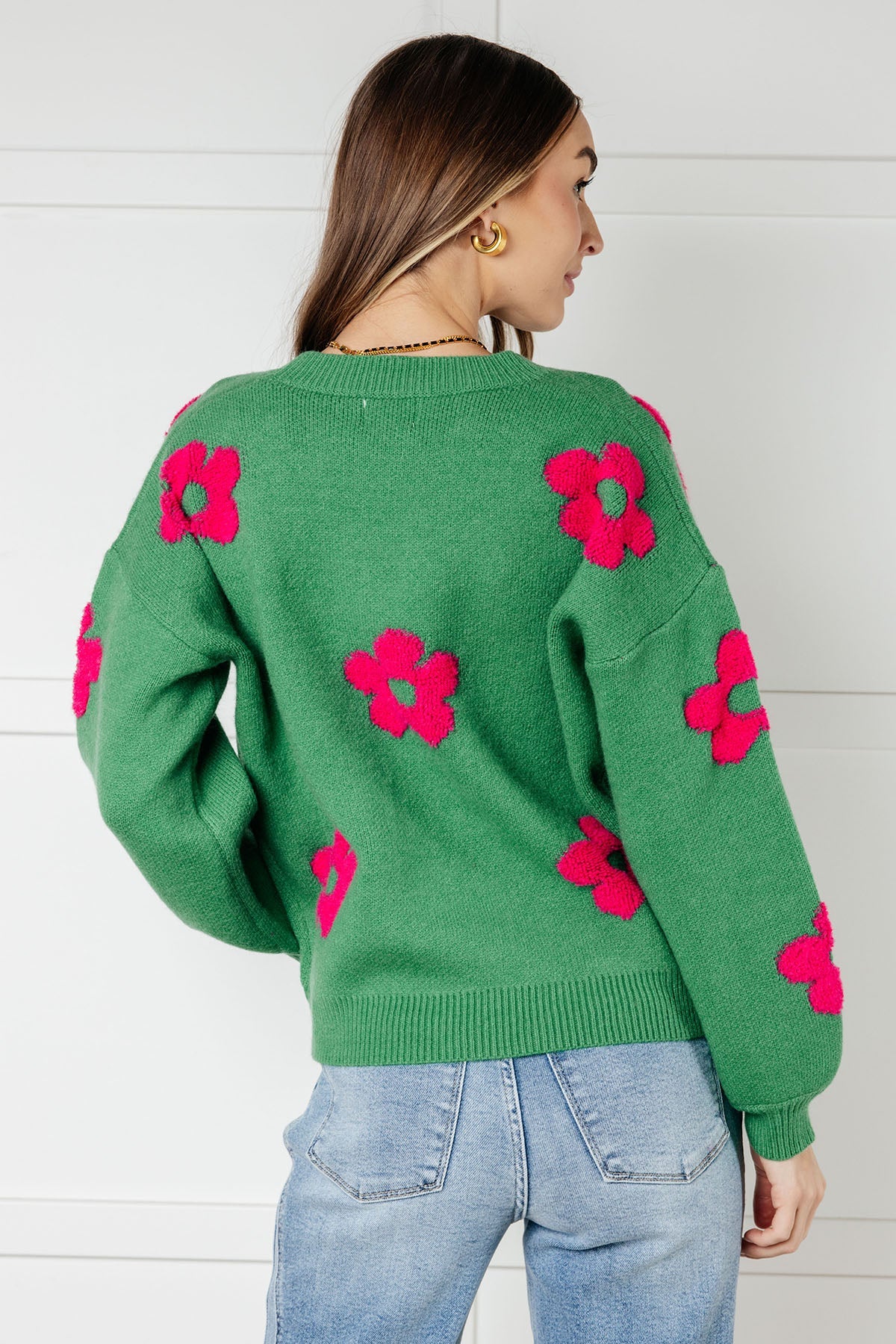 Follow Your Heart Drop Shoulder Sweater (Online Exclusive)