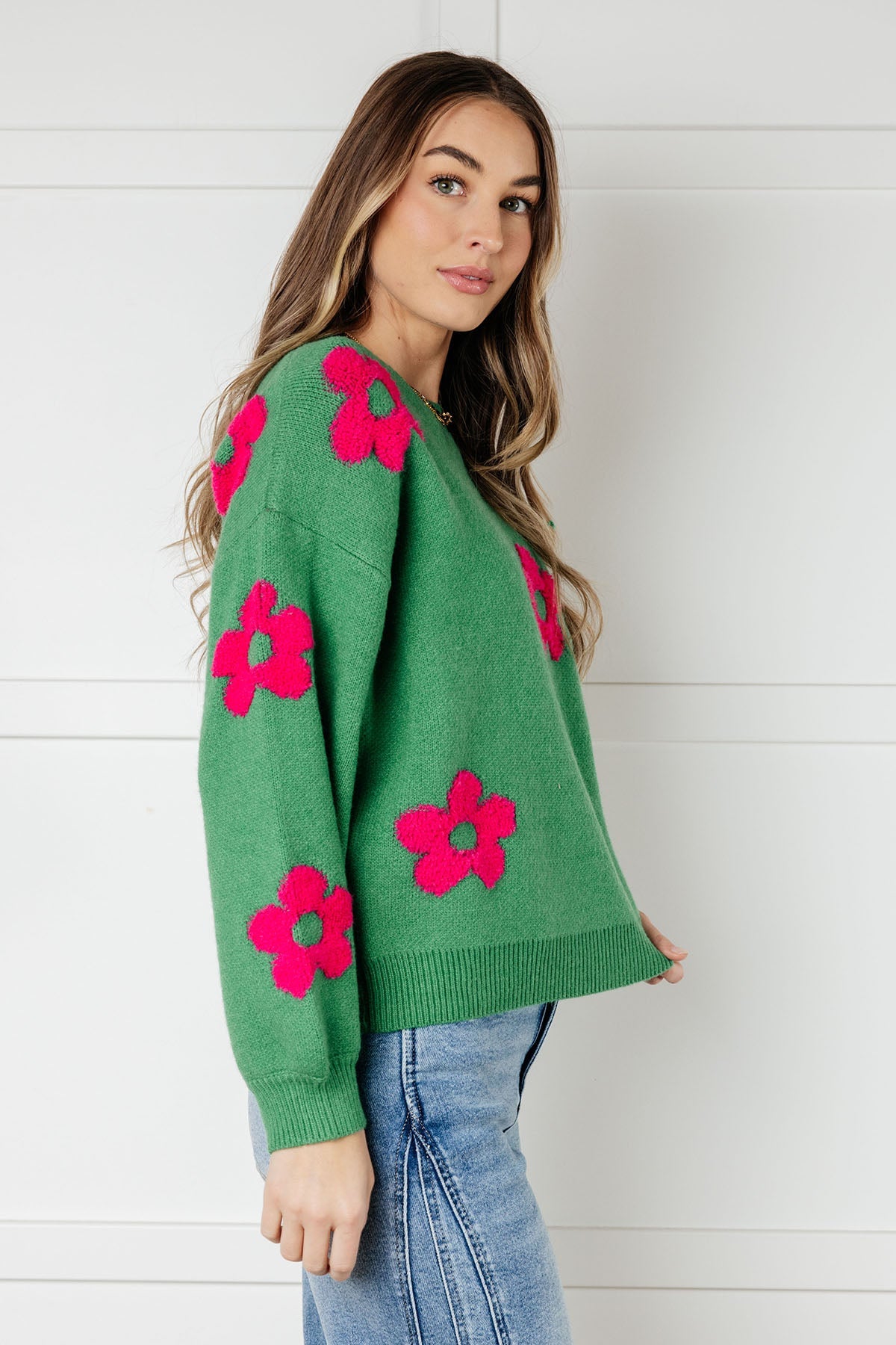 Follow Your Heart Drop Shoulder Sweater (Online Exclusive)