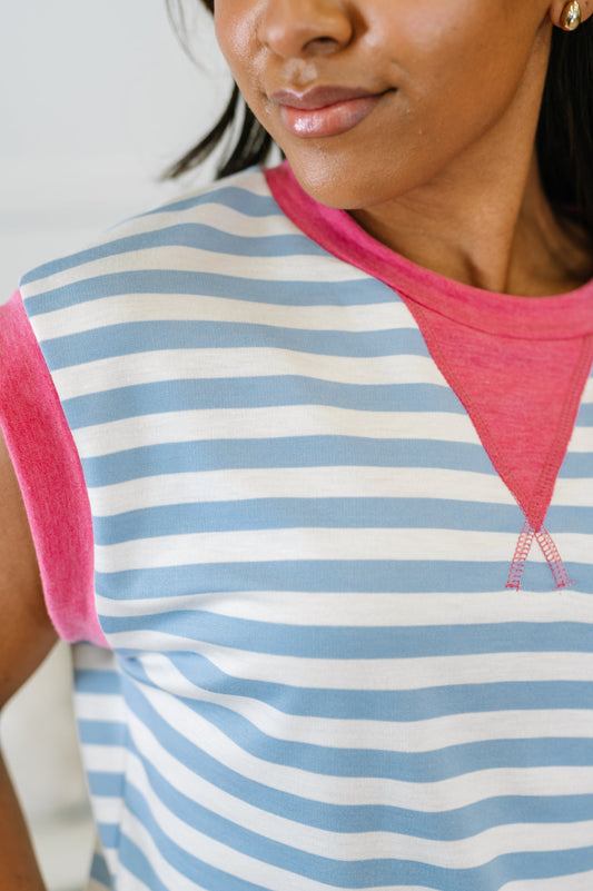 Following Through Color Block Muscle Tee (Online Exclusive)