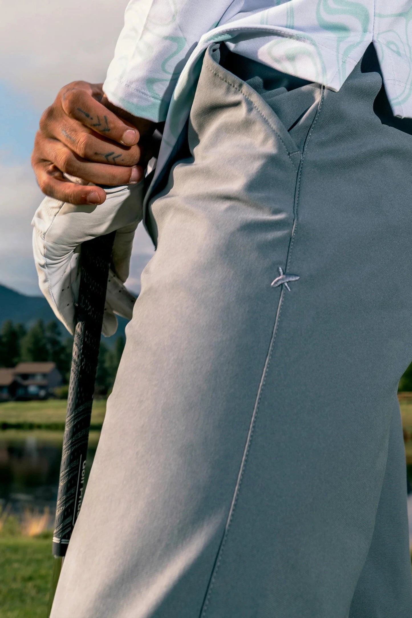 Bad Birdie Men's Golf Pant - Grey