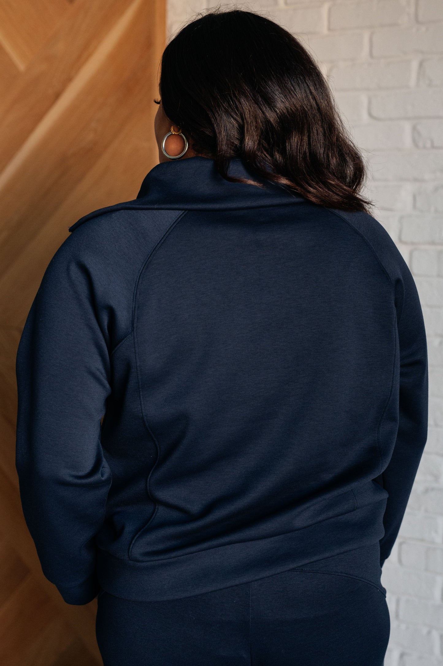 Hamptons Travel Half Zip Pullover in Navy (Online Exclusive)