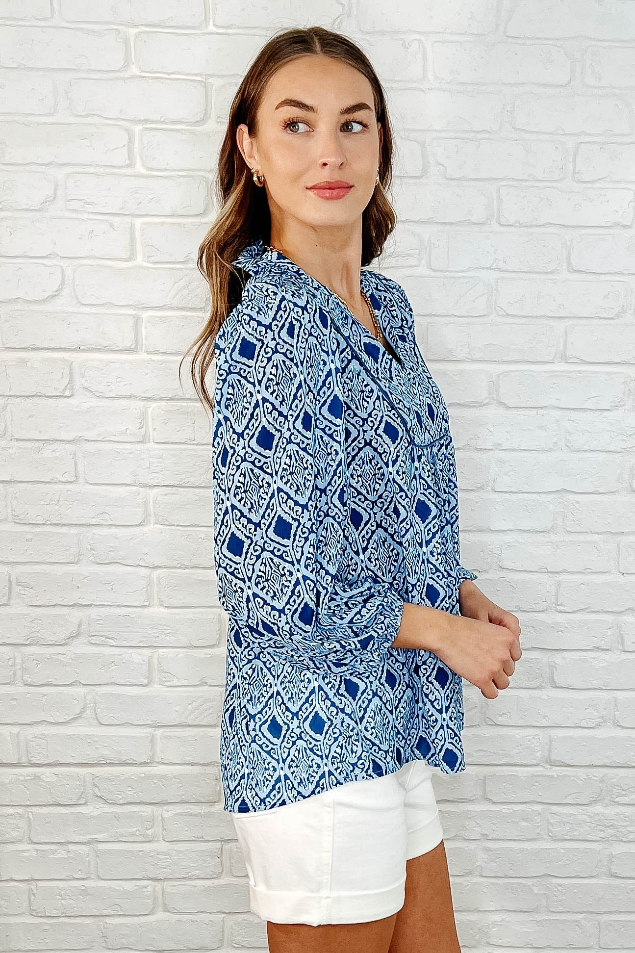 I Gave You My Heart Floral Babydoll Blouse (Online Exclusive)