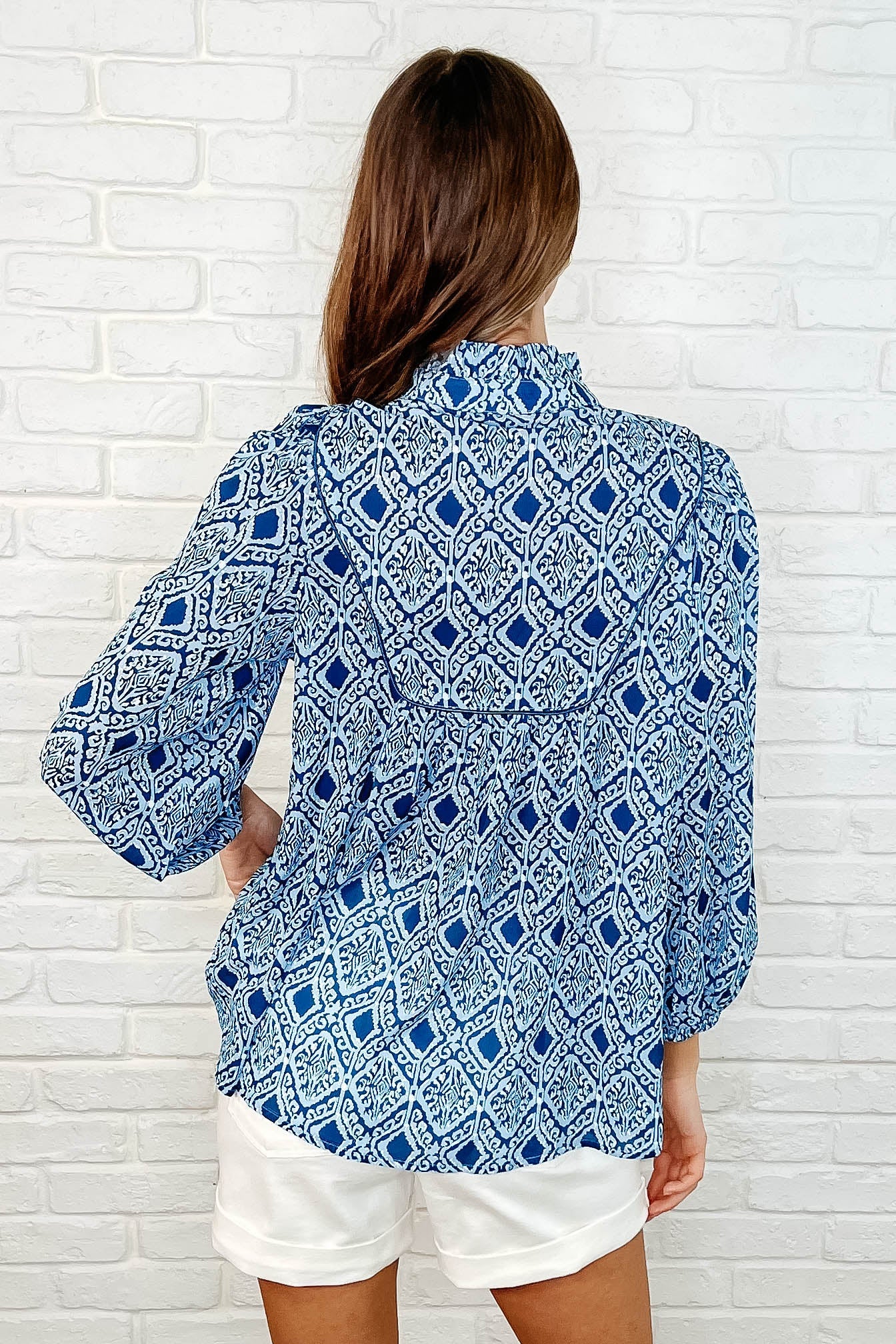 I Gave You My Heart Floral Babydoll Blouse (Online Exclusive)