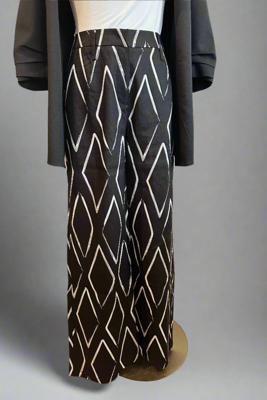 Diamonds Long Pleated Pants