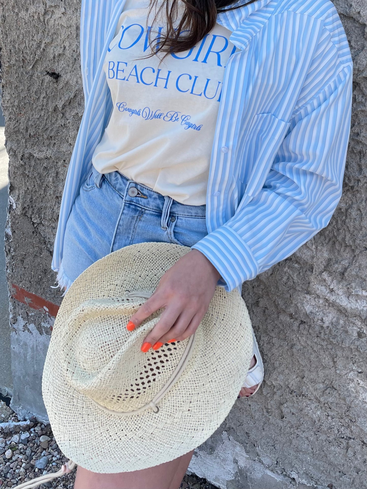 Straw Braided Cowboy Hat