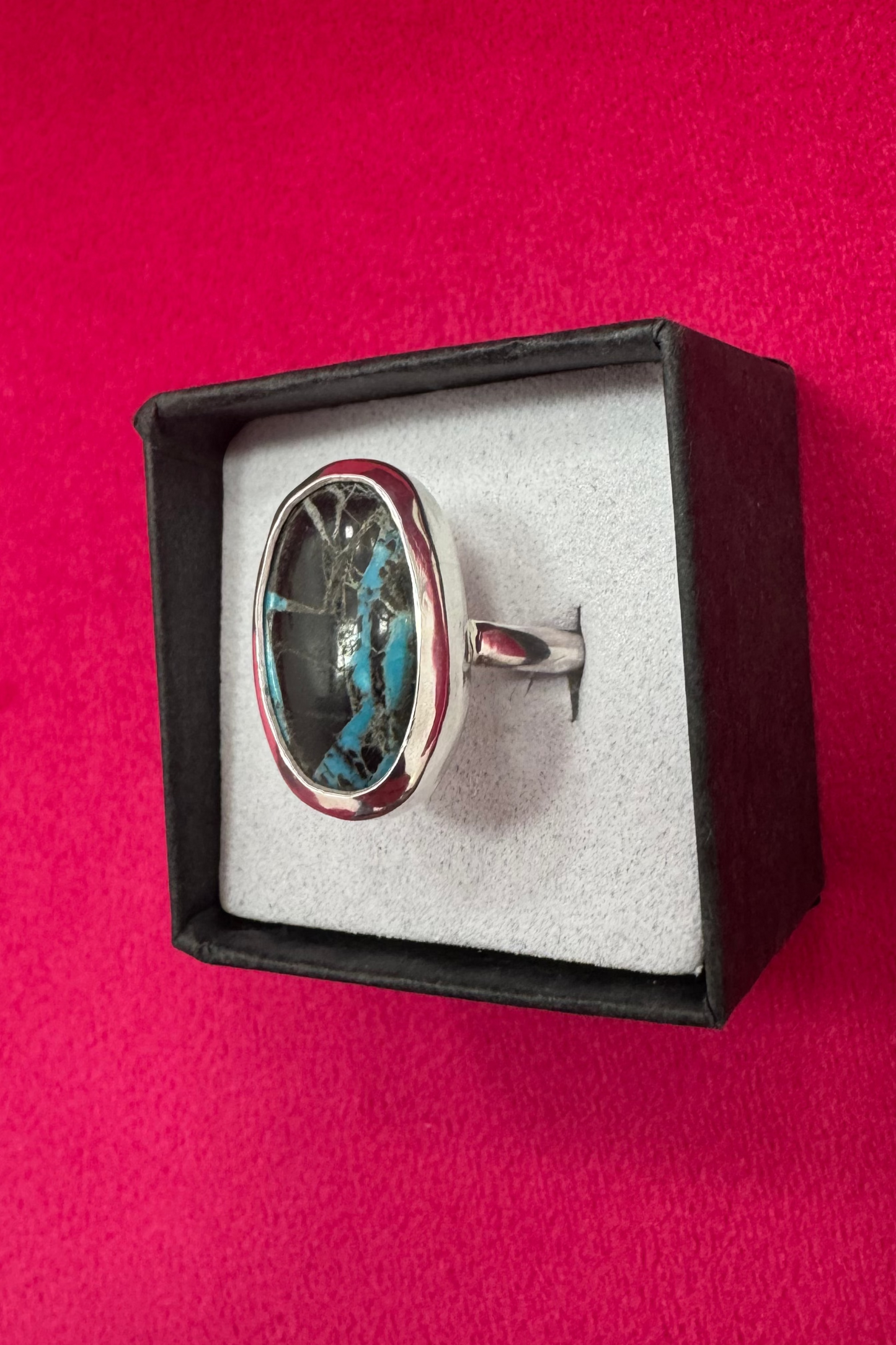 Turquoise Ring shown in ring box