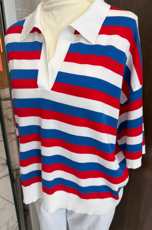 Americana Collared Blouse