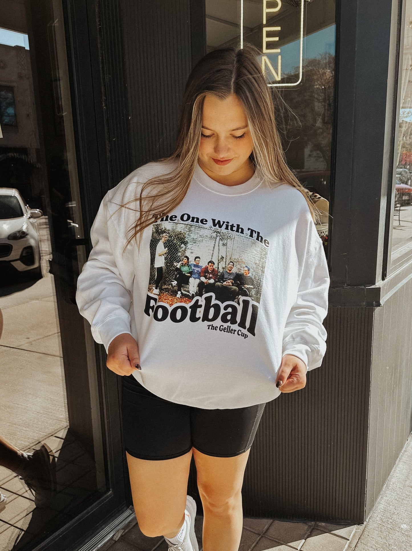 The One With The Football Sweatshirt
