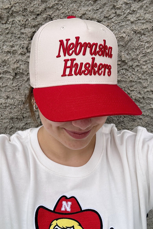 Nebraska Canvas Trucker Hat