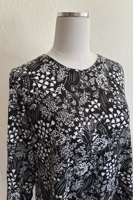 Main Event B&W Print Top