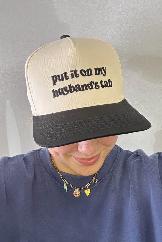 Husband's Tab Trucker Hat