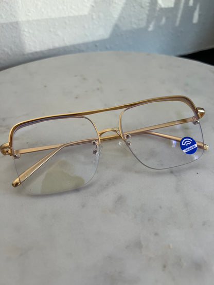 Sunday Blue Light Glasses - Gold
