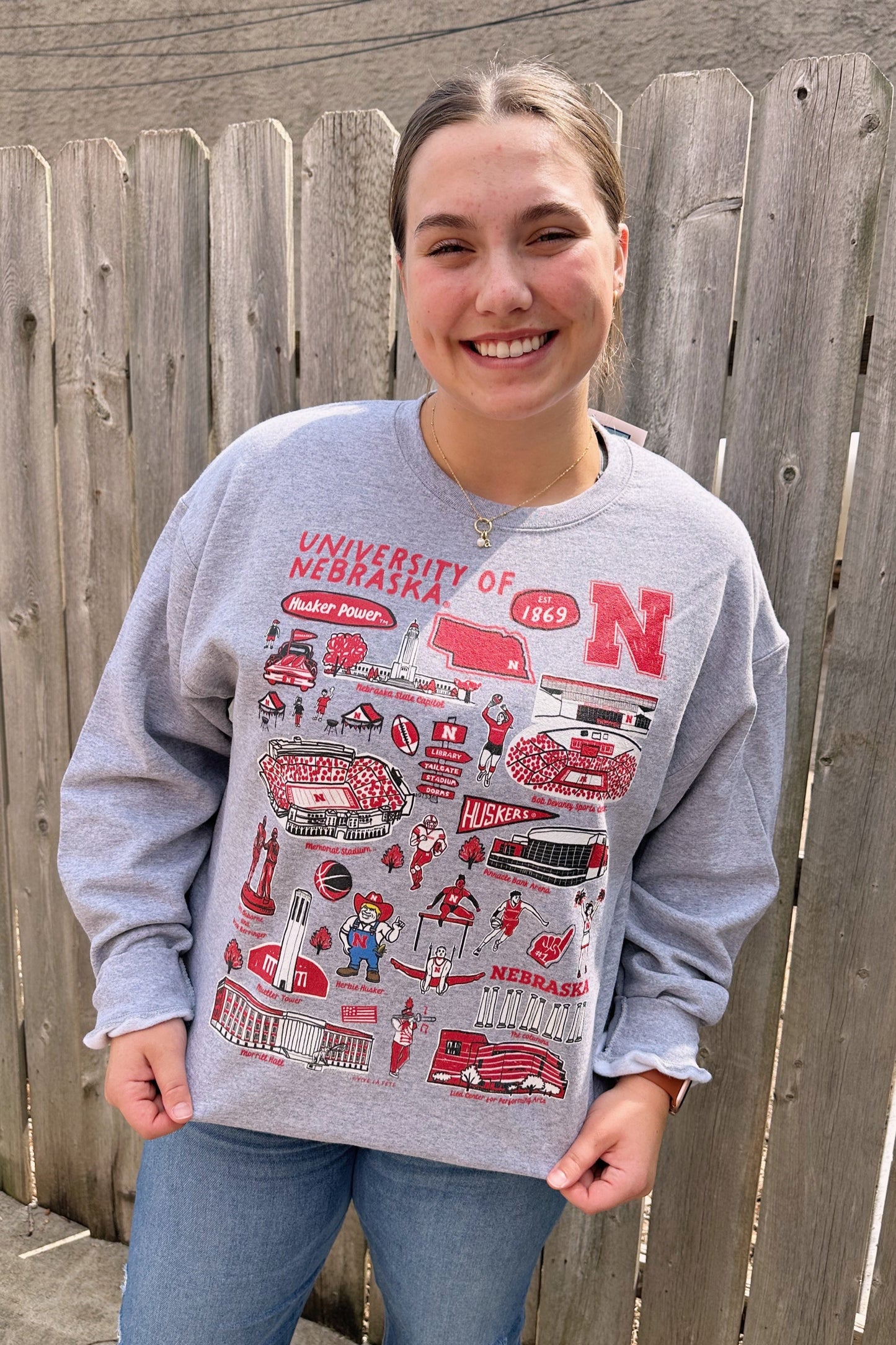 Everything Husker Crewneck