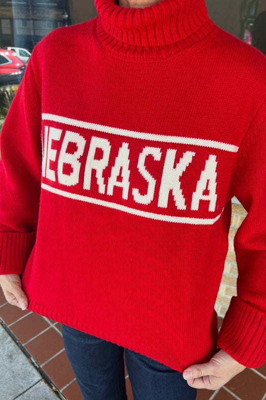 Nebraska Railway Sweater Rolled Turtle Neck