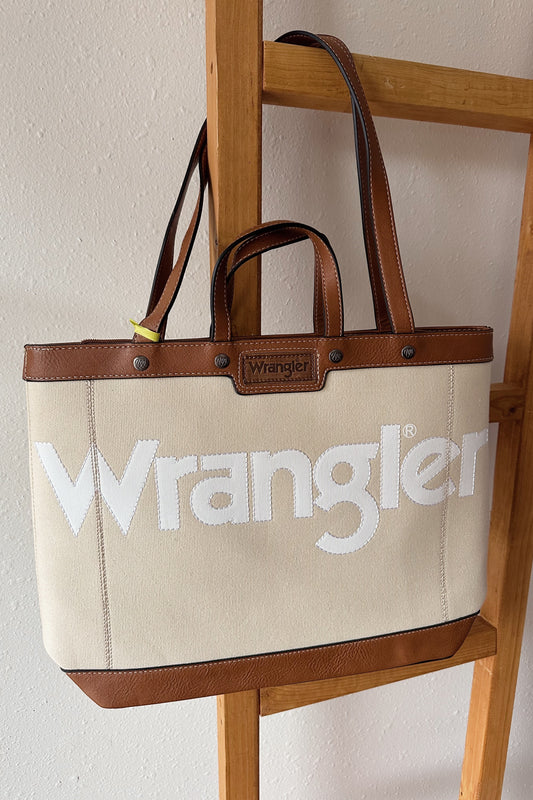 Wrangler Canvas Top Handle Tote/Shoulder Bag - Multiple Colors
