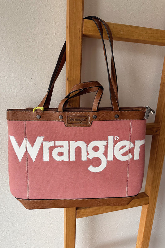 Wrangler Canvas Top Handle Tote/Shoulder Bag - Multiple Colors