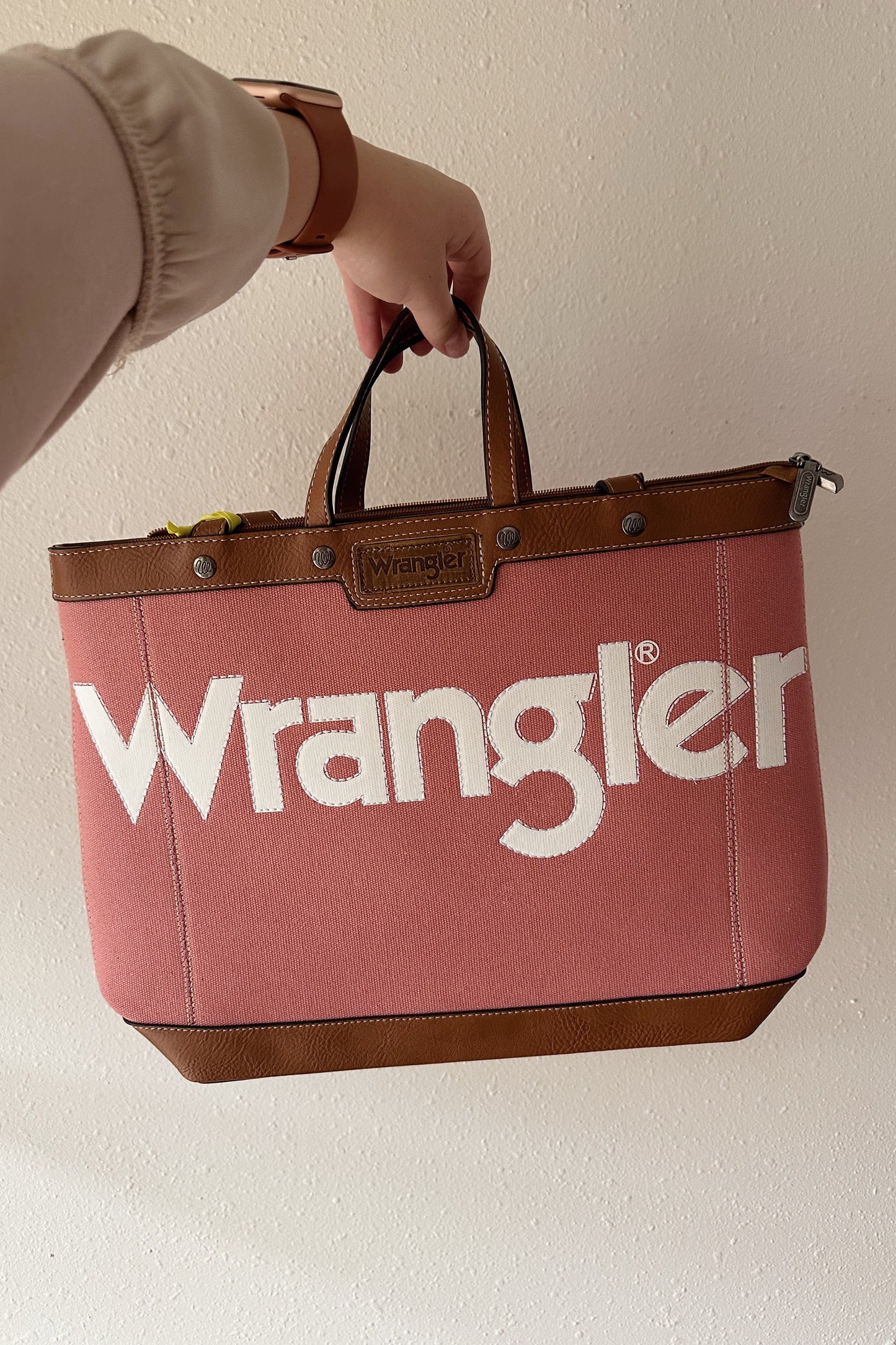 Wrangler Canvas Top Handle Tote/Shoulder Bag - Multiple Colors