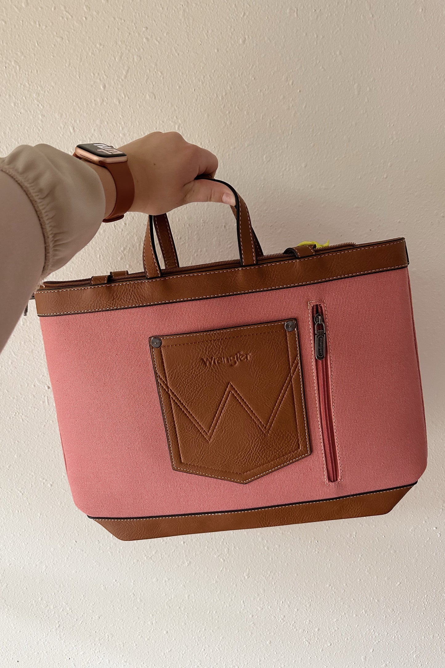 Wrangler Canvas Top Handle Tote/Shoulder Bag - Multiple Colors