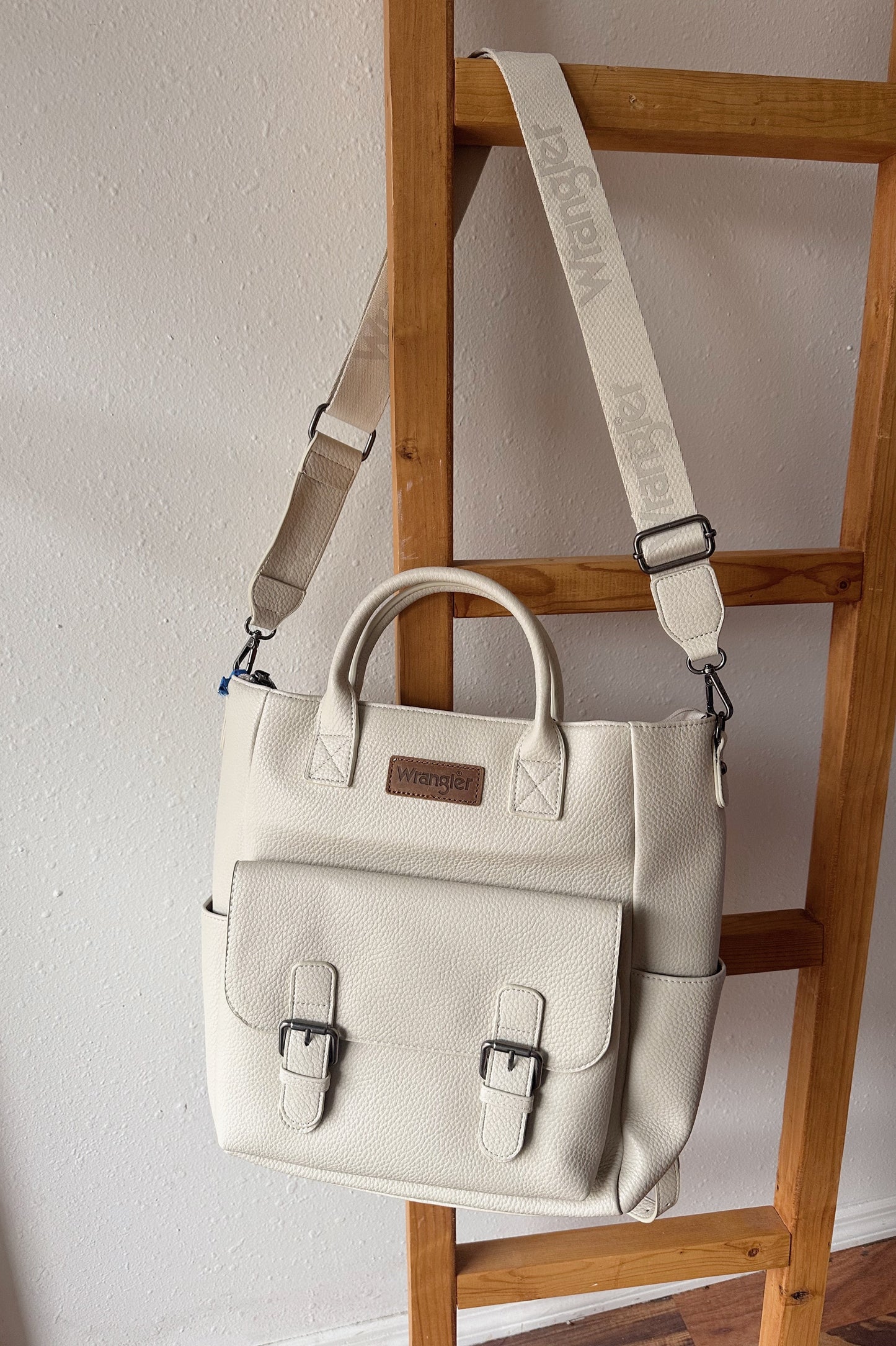 Wrangler Print Tote/Shoulder Bag Convertible Backpack - Multiple Colors