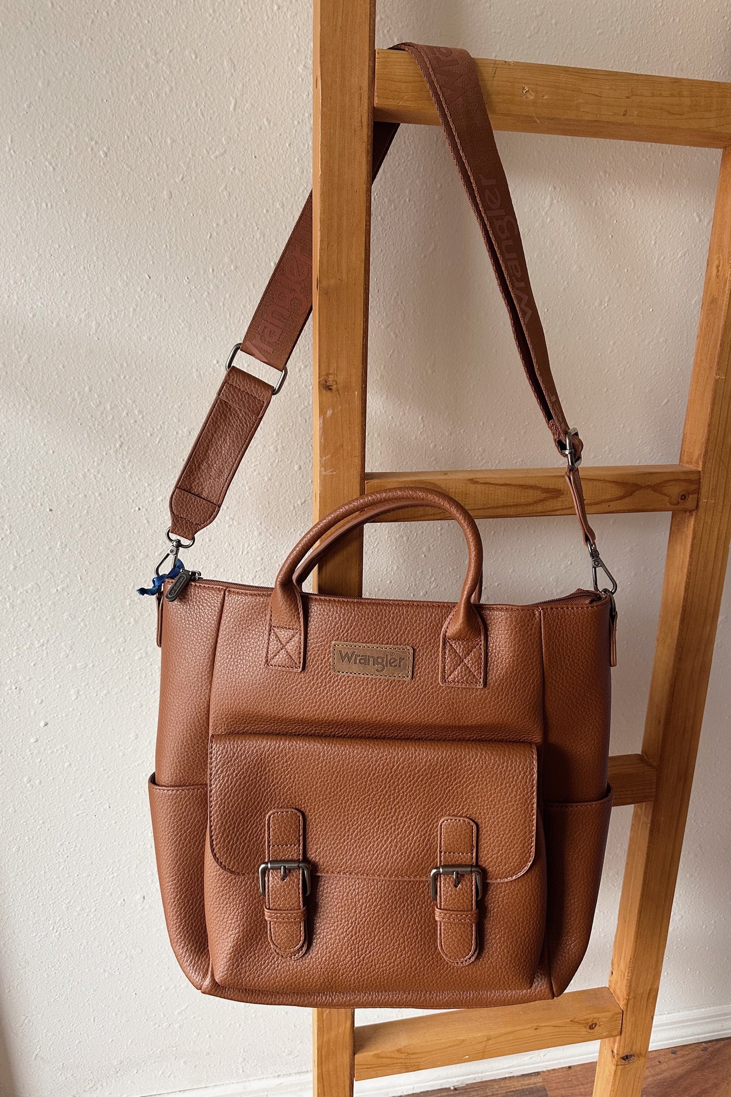 Wrangler Print Tote/Shoulder Bag Convertible Backpack - Multiple Colors
