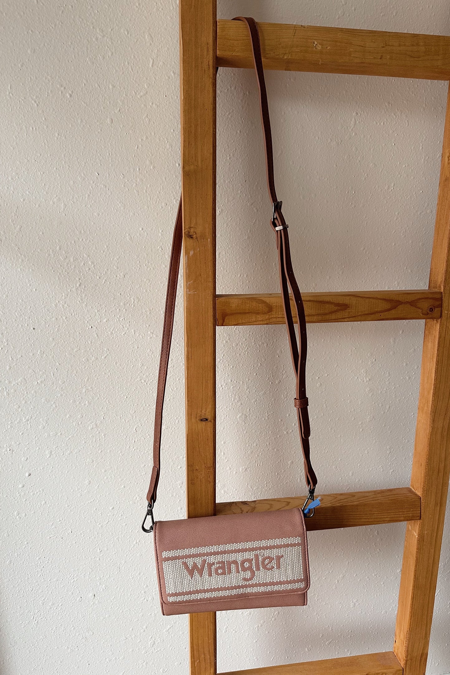 Wrangler Logo Waxed Canvas Wallet/Crossbody (Multiple Colors)