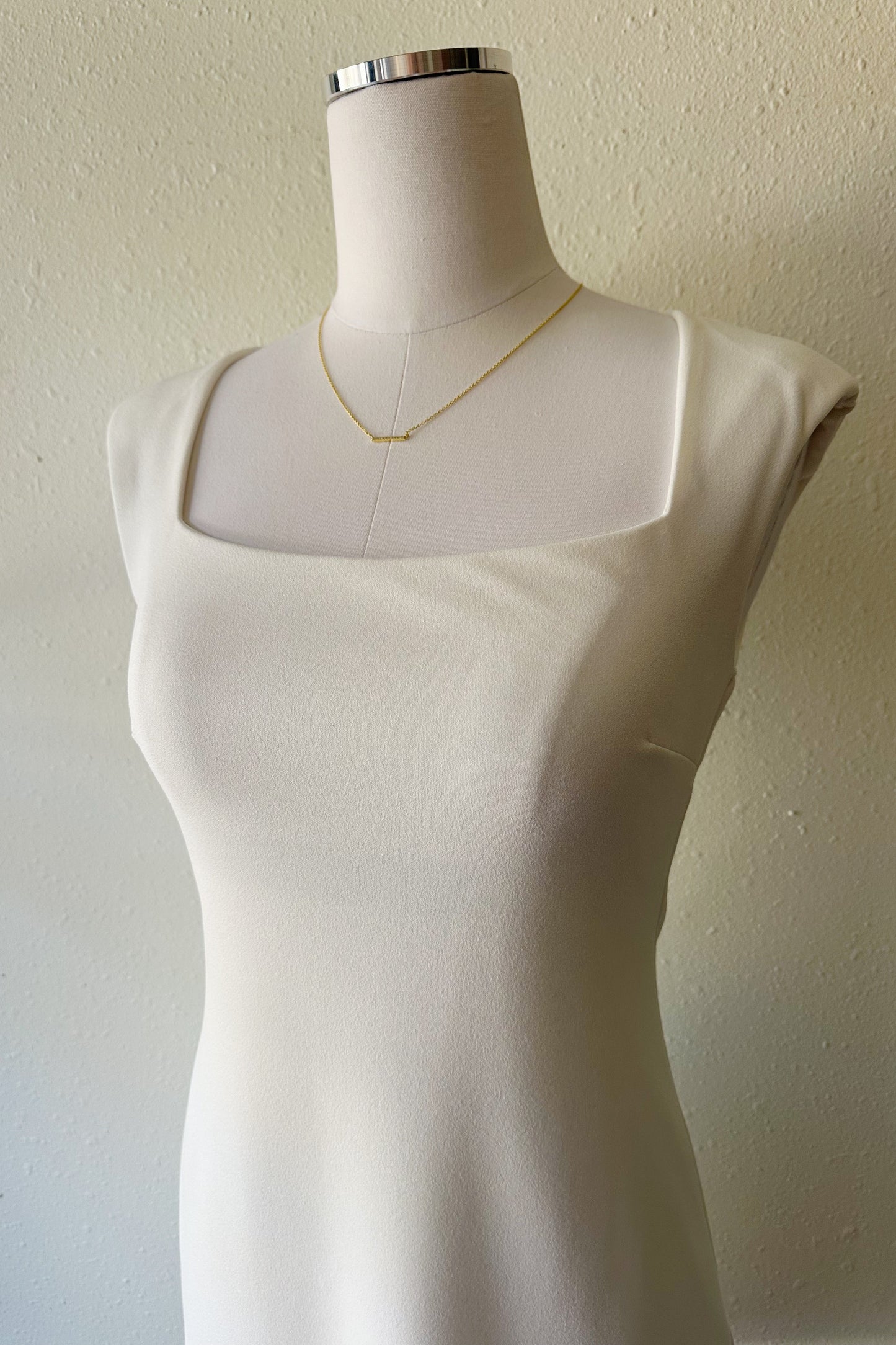 Square Neck Knit Dress