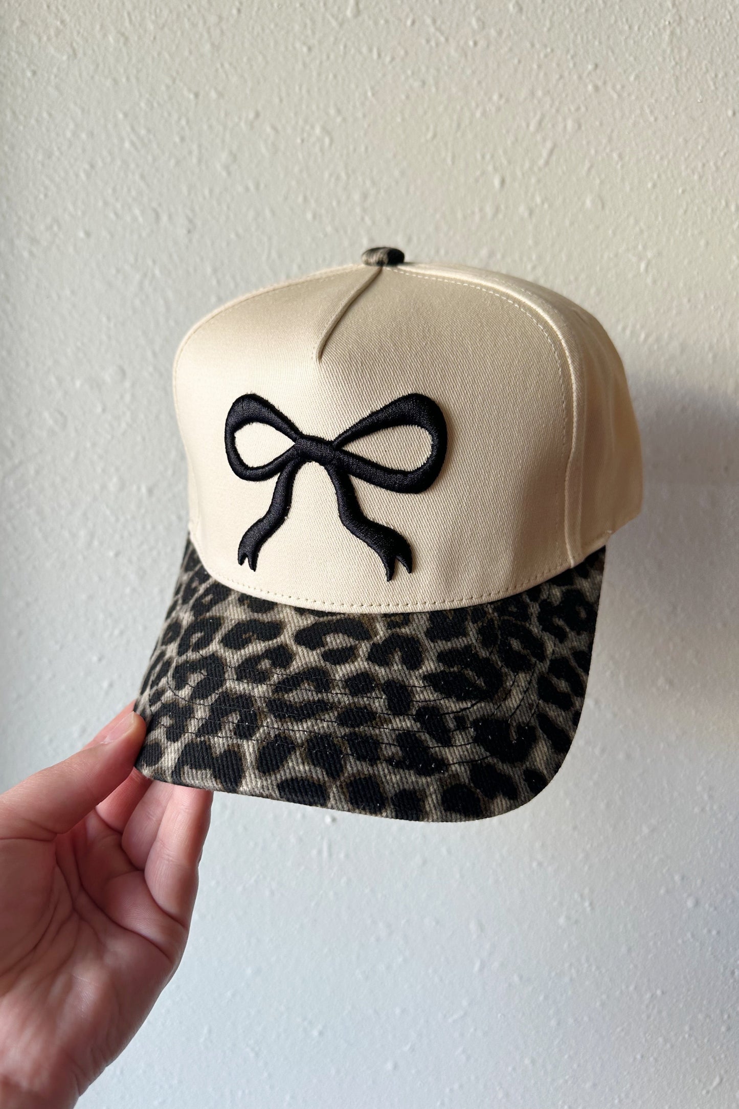 Leopard Bow Trucker Hat