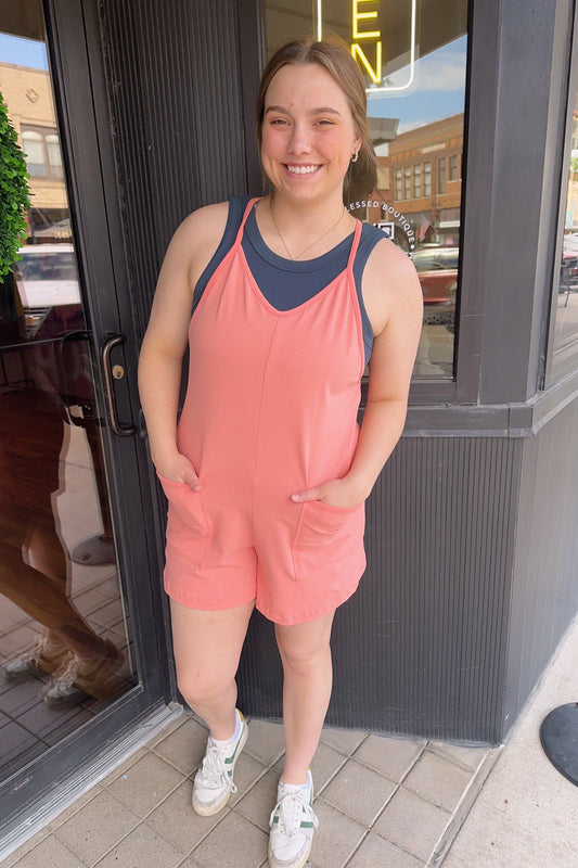 Cotton Sunny Romper - Multiple Colors