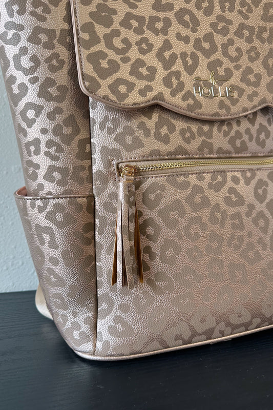Frilly Full Size Backpack - Leopard