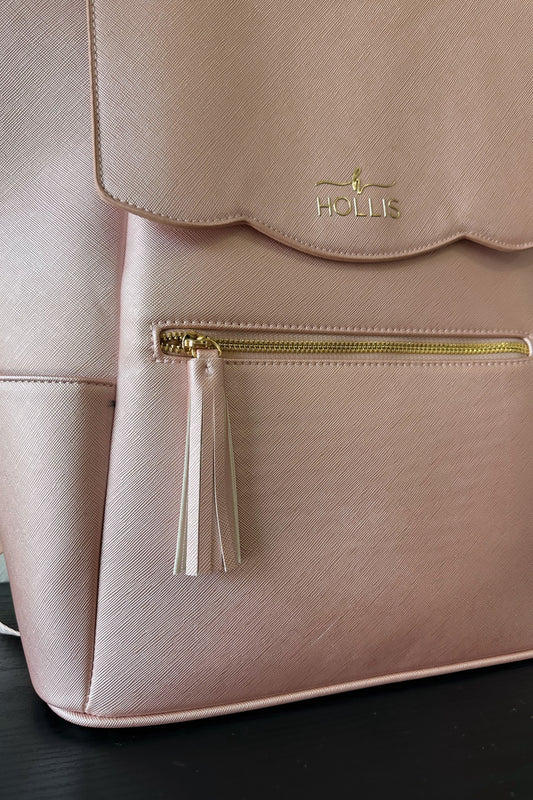 Frilly Full Size Backpack - Blush
