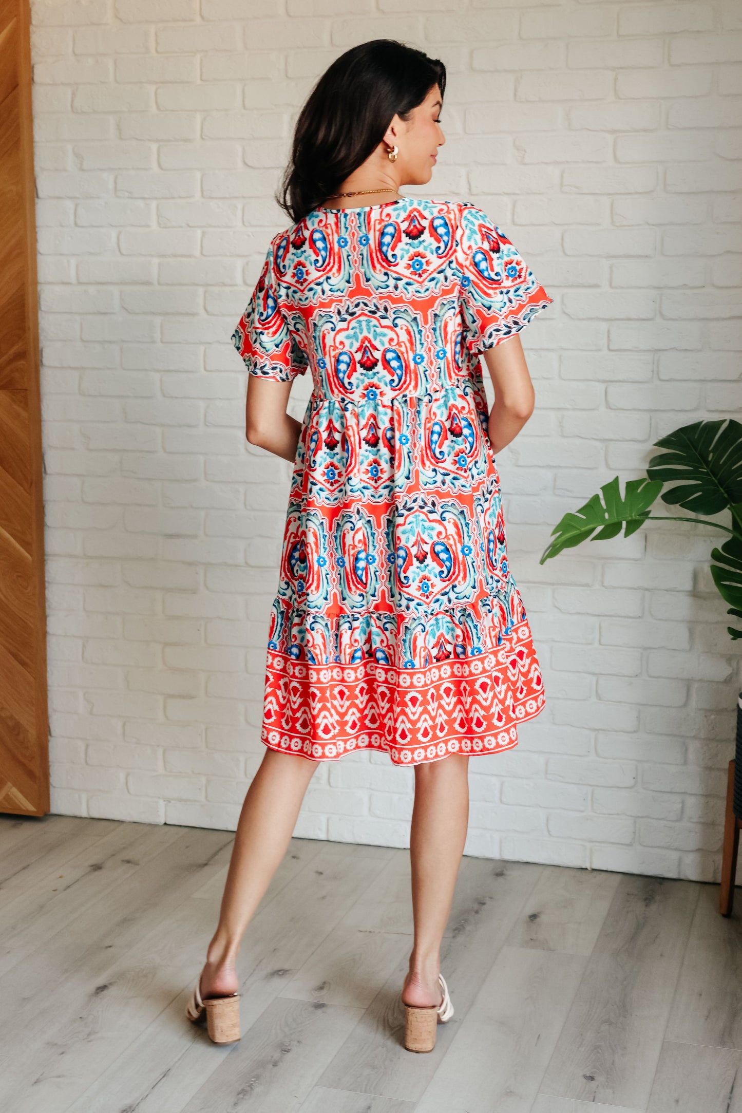 Journey On Mixed Print Dress (Online Exclusive)