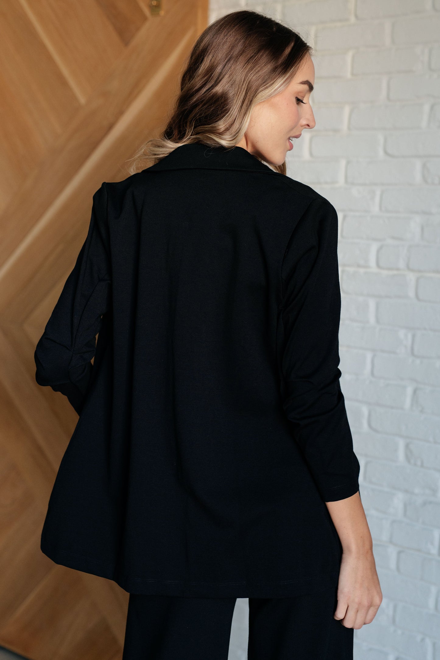 Magic 3/4 Blazer in Black (Online Exclusive)