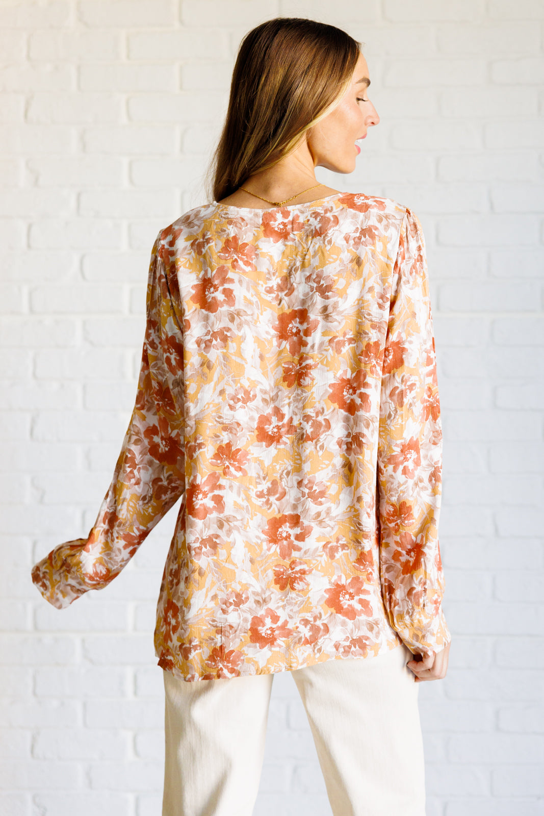 Marigold Dreams Floral Blouse (Online Exclusive)