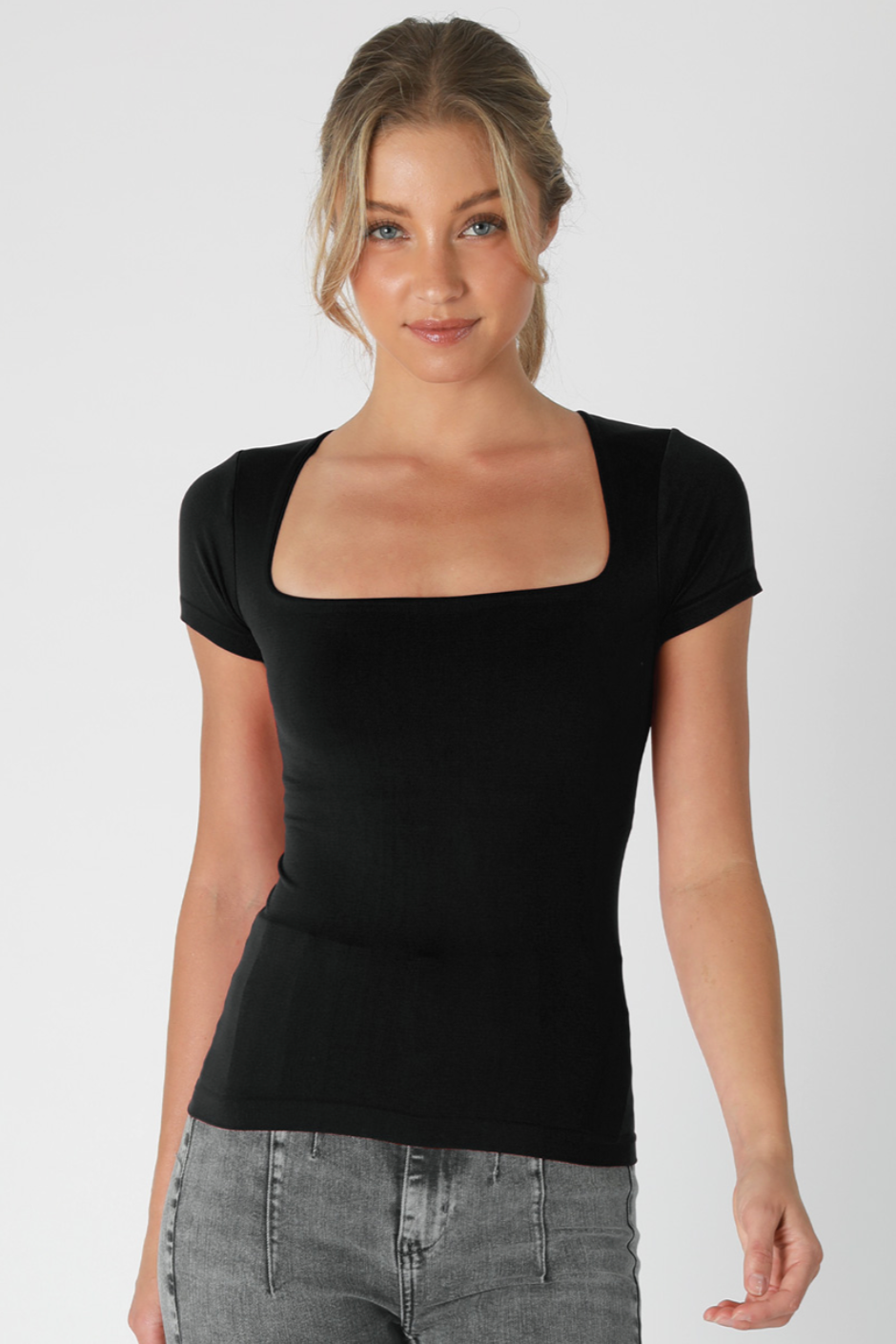 Square Knit Top - Multiple Colors