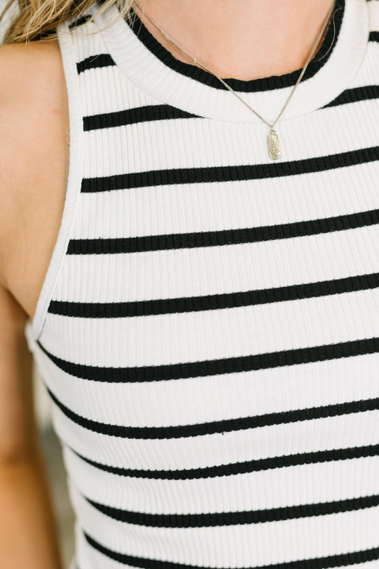Start to Finished Ribbed Halter Tank (Online Exclusive)