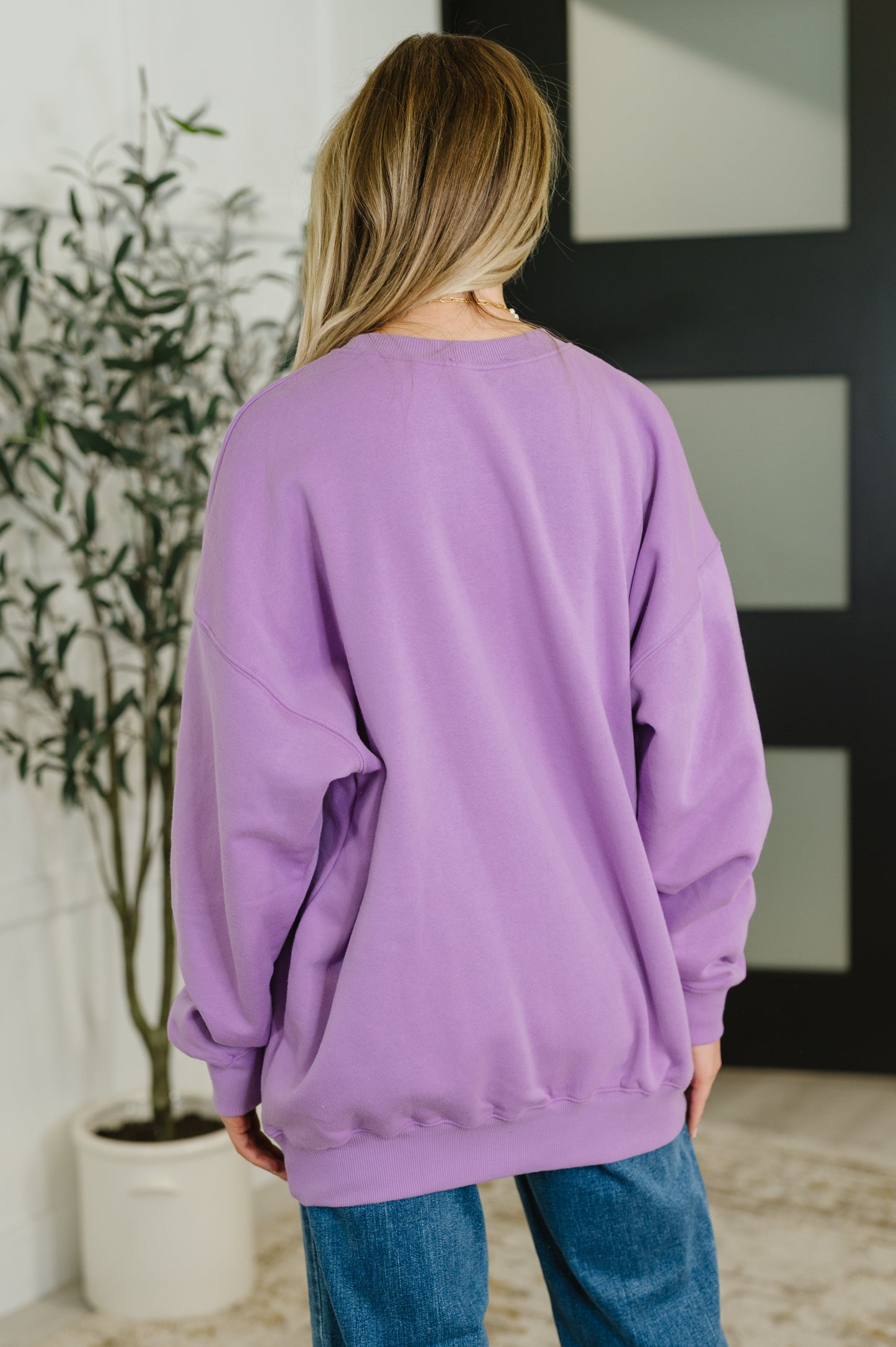 Sunday Snug Relaxed Pullover in Lavender (Online Exclusive)