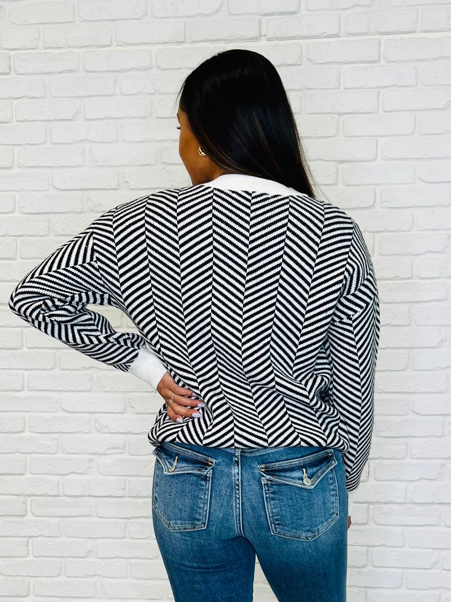 Super Secret Chevron Sweater (Online Exclusive)