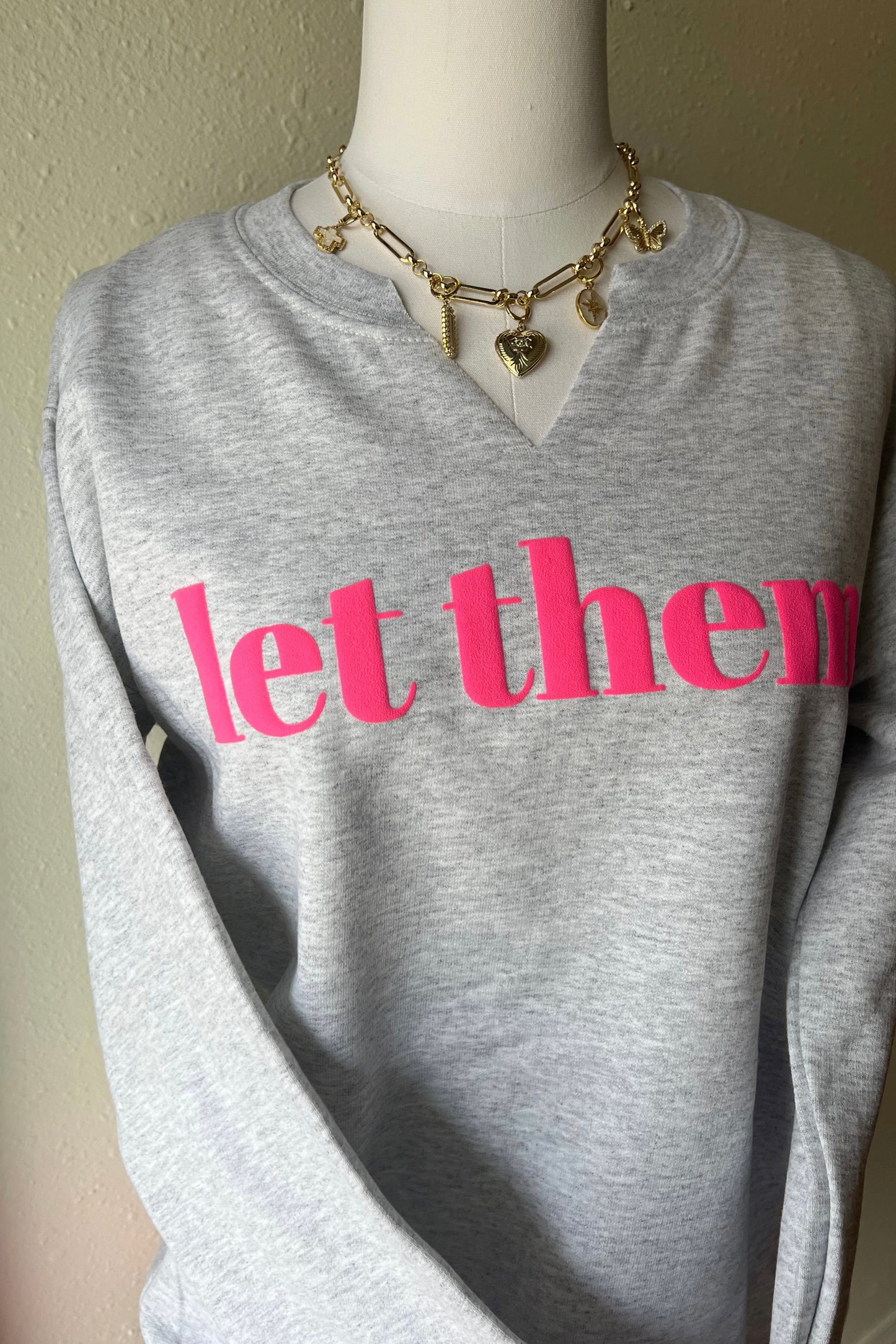 Let Them Graphic Crewneck