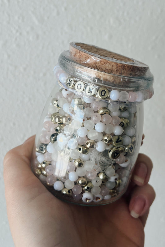 Bead Jar with Bracelet - Multiple Options