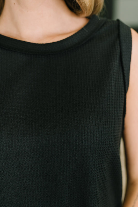 Thread Theory Round Neck Tank in Black (Online Exclusive)