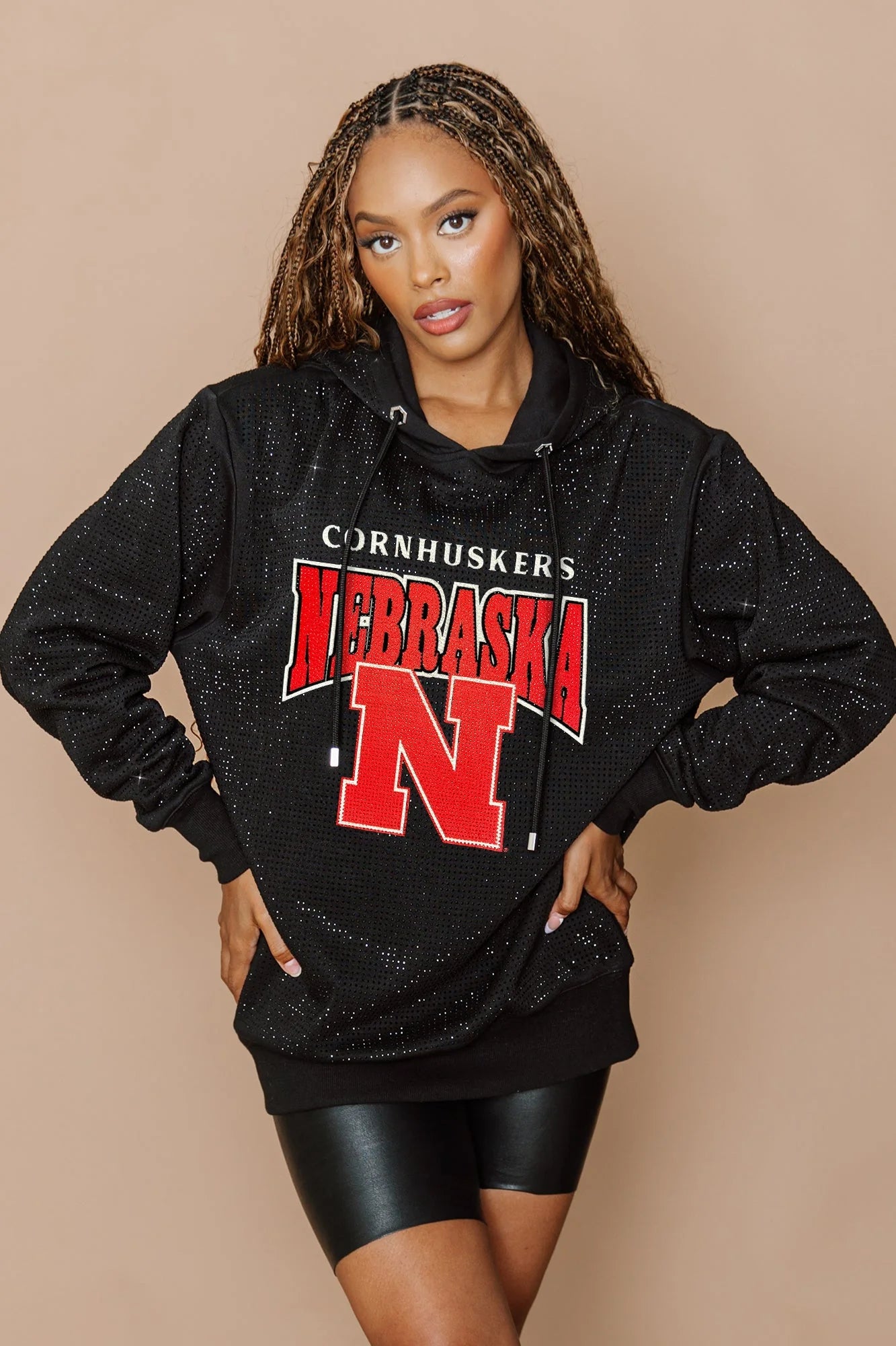 Husker Sideline Shimmer Hoodie