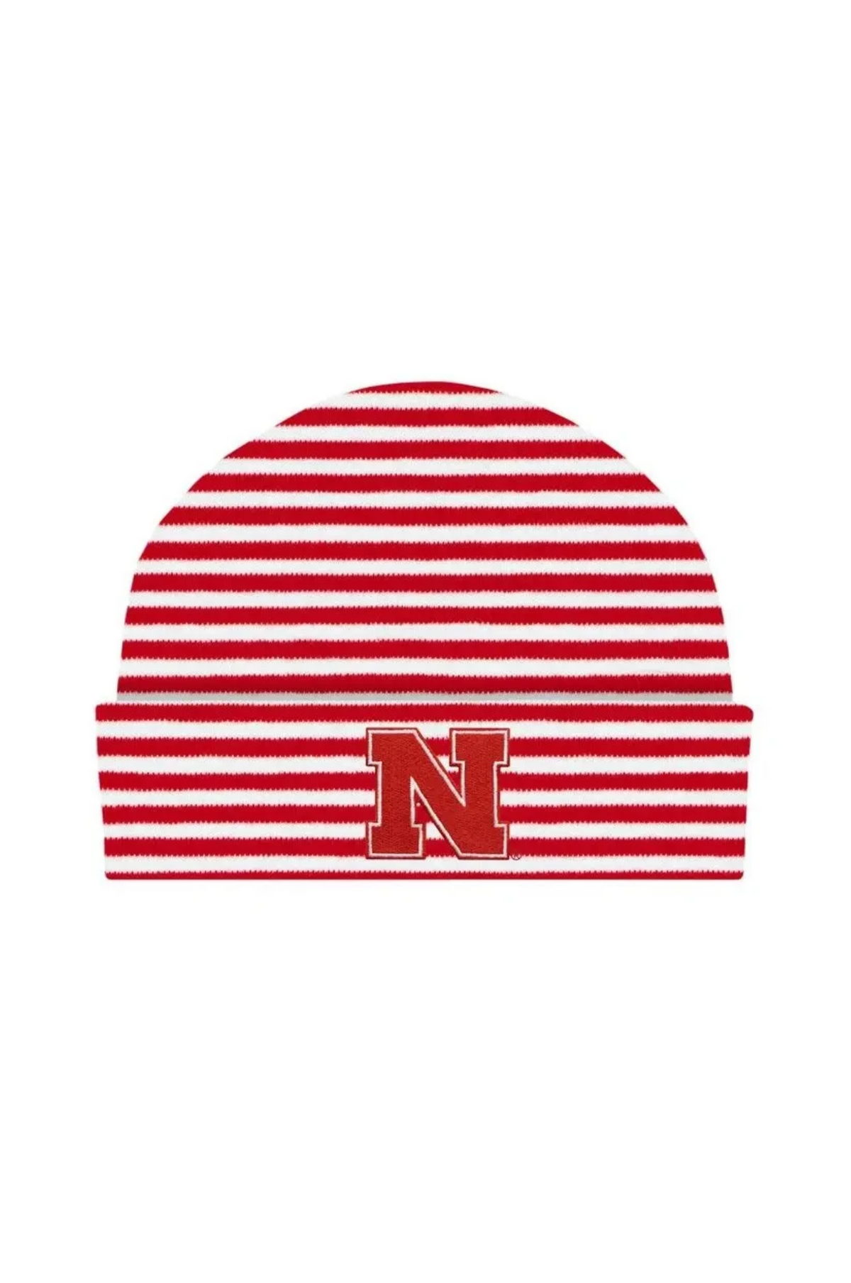 red and white striped hat