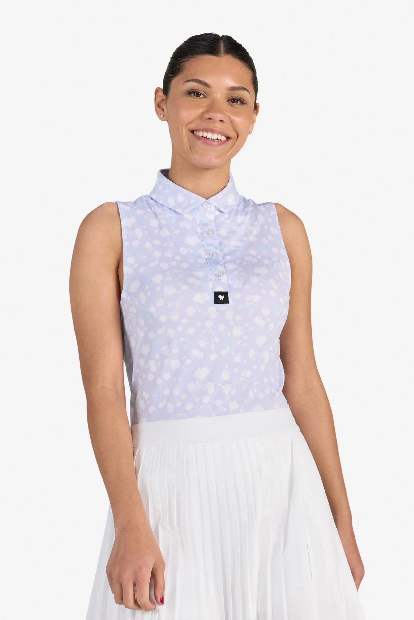 Bad Birdie Baby Lush Women's Sleeveless Performance Polo