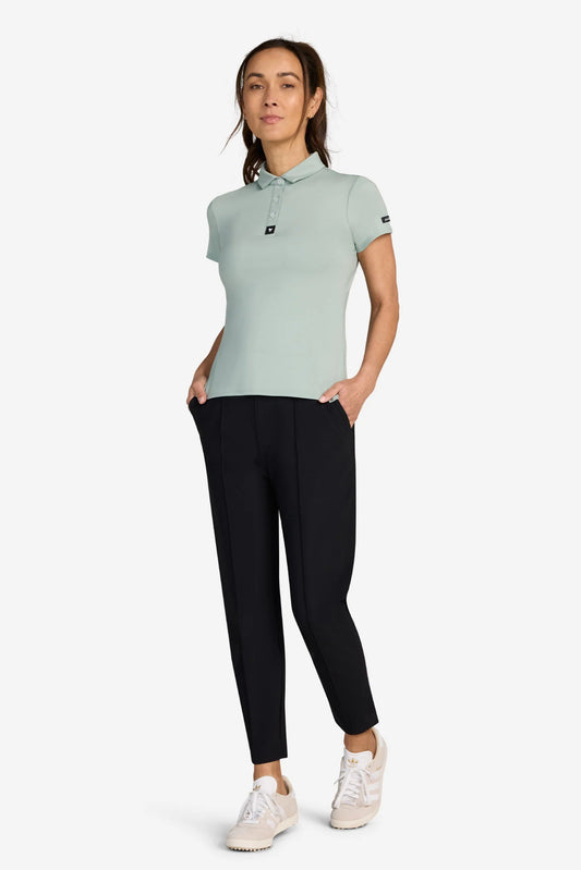 Bad Birdie Women's Core Performance Polo - Washed Sage