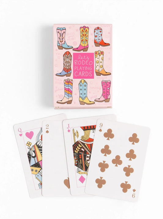 Cowgirl Boots Deck of Playing Cards