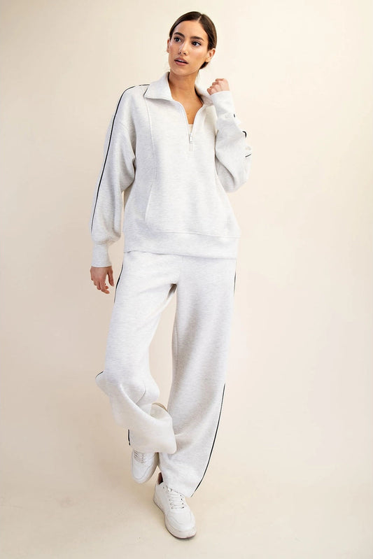 Scuba Piping Quarter Zip Pullover