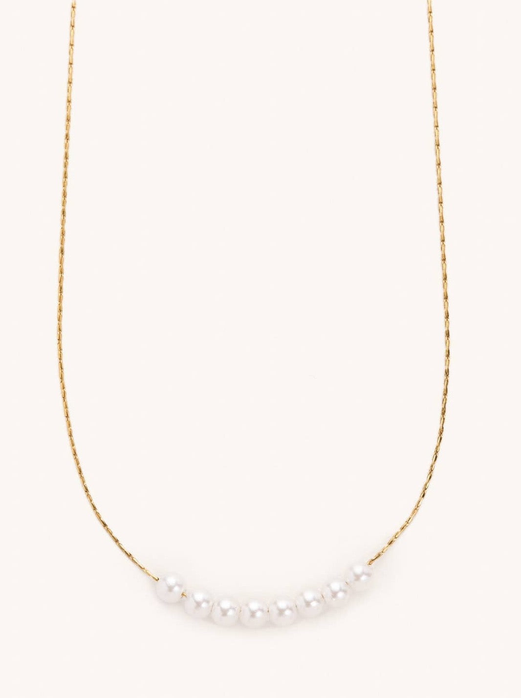 Nina Dainty Pearl Necklace
