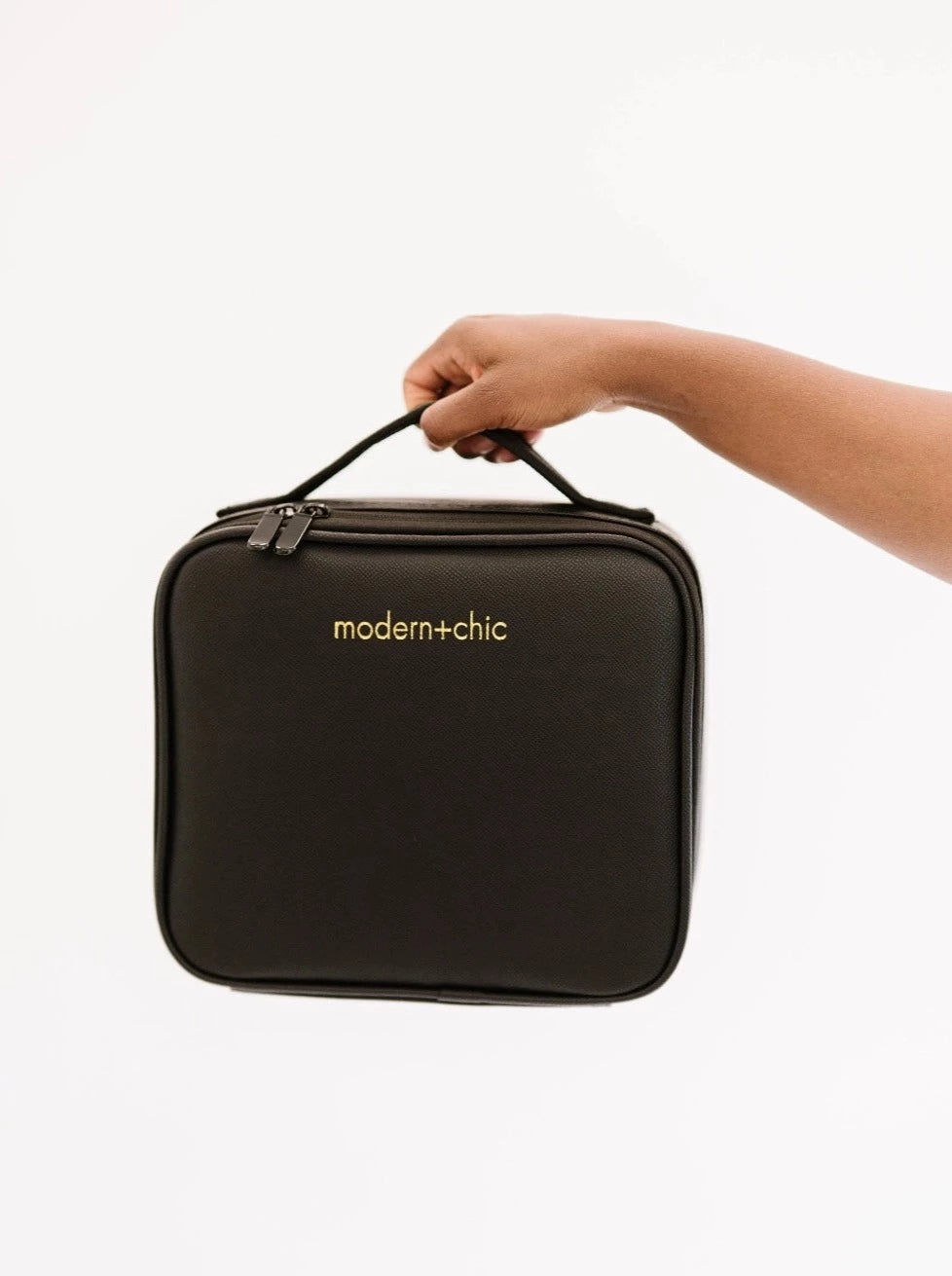 Cosmetic Carry All Tote Case - Black